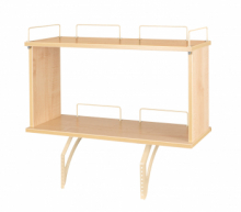 Детская мебель / Аксессуары / Задняя надстройка Дэми 60 см двухъярусная